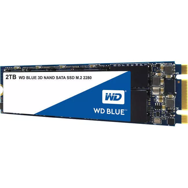 WD WDS200T2B0B WD Blue 3D NAND 2TB PC SSD - SATA III 6 Gb/s M.2 2280 Solid State Drive