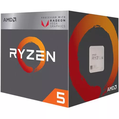 AMD YD2400C5FBBOX Ryzen 5 2400G Processor - 65 W - 3.60 GHz - Socket AM4 - 4 Core