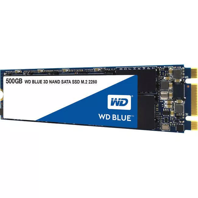 WD WDS500G2B0B Blue 3D NAND 500GB PC SSD - SATA III 6 Gb/s M.2 2280