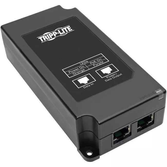 Tripp Lite NPOE-30W-1G Gigabit PoE+ Midspan Active Injector - IEEE 802.3at/802.3af 30W 1 Port