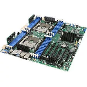 Intel S2600STQ Server Motherboard - 2x Socket P - Intel C628 - 16x DDR4 - RAID - 3x PCIe x16 - SSI EEB