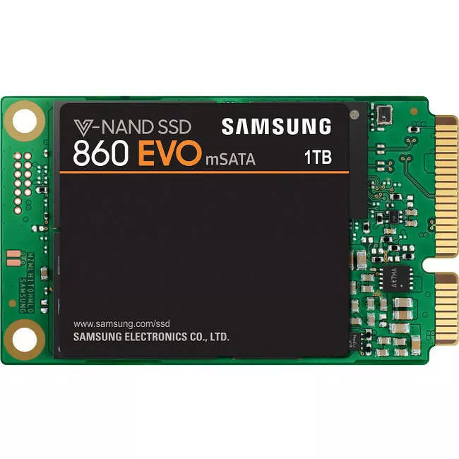 Samsung MZ-M6E1T0BW 860 EVO SSD - 1 TB - Internal - mSATA - SATA