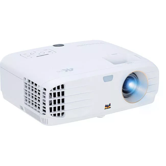 ViewSonic PX747-4K True 4K Projector with 3500 Lumens HDR Support and Dual HDMI for Home Theater Day and Night, Stream Netflix with Dongle ()