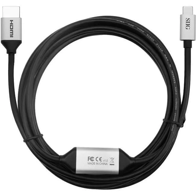 SIIG CB-TC0311-S1 USB-C to HDMI 4K 60Hz Active Cable - 2M