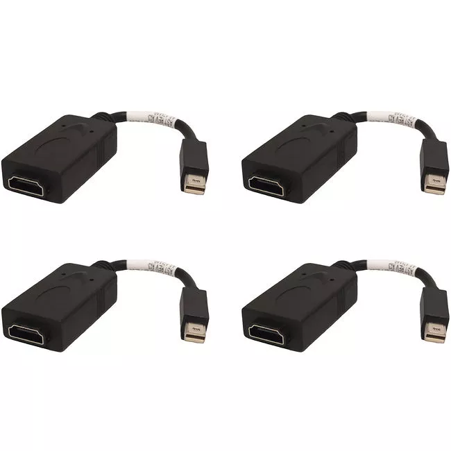 PNY MDP-HDMI-FOUR-PCK HDMI/Mini DisplayPort Audio Video Cable - 4 Pack