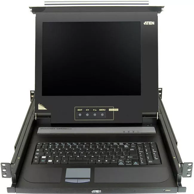ATEN CL1000M 17" Single-Rail LCD Integrated Console-TAA Compliant