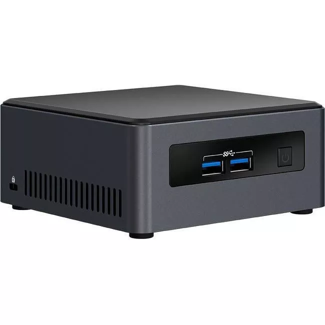 Intel BLKNUC7I3DNHE NUC Desktop Computer -  Core i3-7100U 2.40 GHz DDR4 SDRAM