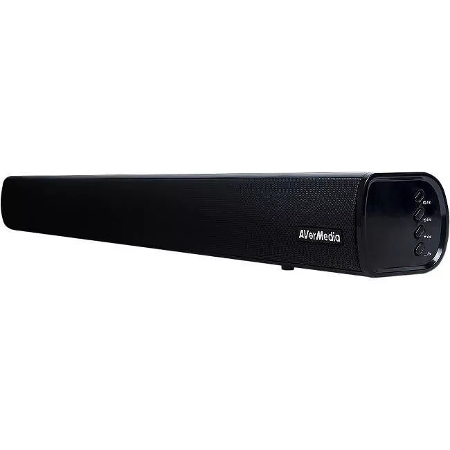 AVerMedia GS331 SonicBlast 2.0 Sound Bar Speaker - 40 W RMS - Wireless Speaker(s) - Black, Blue