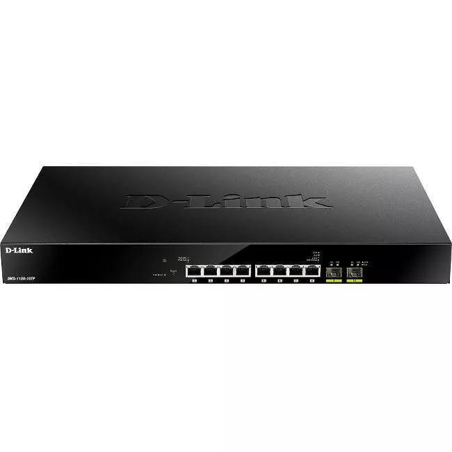 D-Link DMS-1100-10TP 8-Port Ethernet PoE Switch w/ 2 10GbE SFP+ Ports