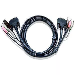 ATEN 2L7D02U 1.8M USB DVI-D Single Link KVM Cable  