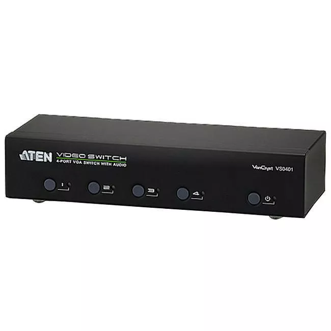 ATEN VS0401 4-Port VGA Switch with Audio
