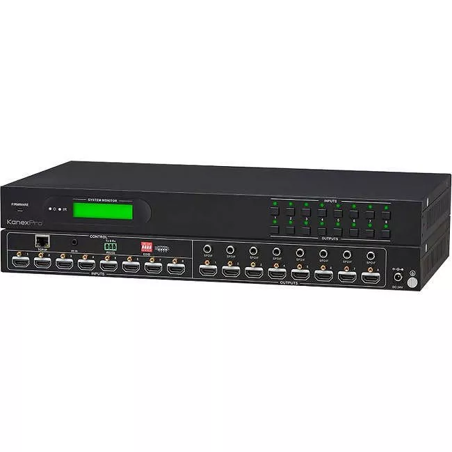 KanexPro HDMX88-18G Ultra-Fast 8x8 HDMI Matrix Switcher with 4K/60Hz