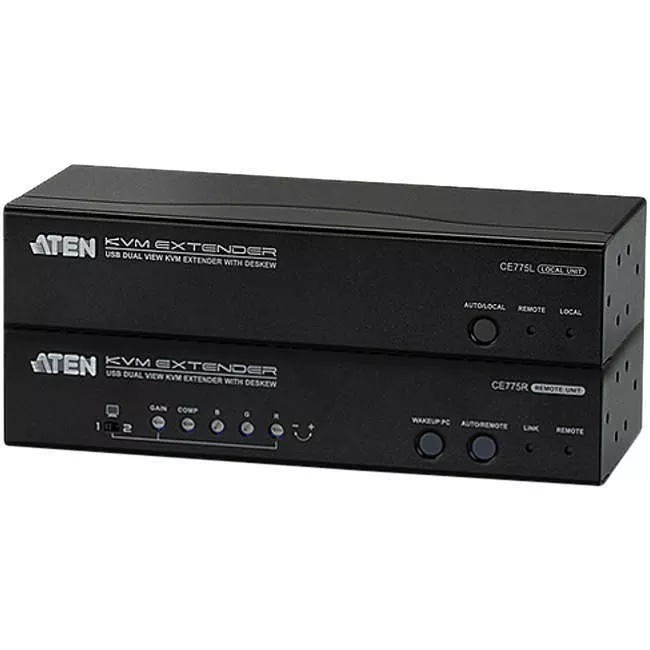 ATEN CE775 USB Dual View KVM Extender Deskew TAA
