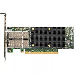 Chelsio T62100-SO-CR 2-Port 40/50/100GbE Low Pro Server Offload Adapter, PCI-E x16 Gen 3, 32K Conn.