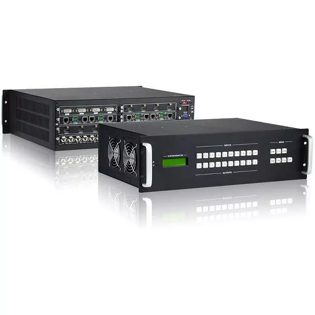 KanexPro HDMMX1616-4K 4K UHD 16x16 Modular Matrix Switcher