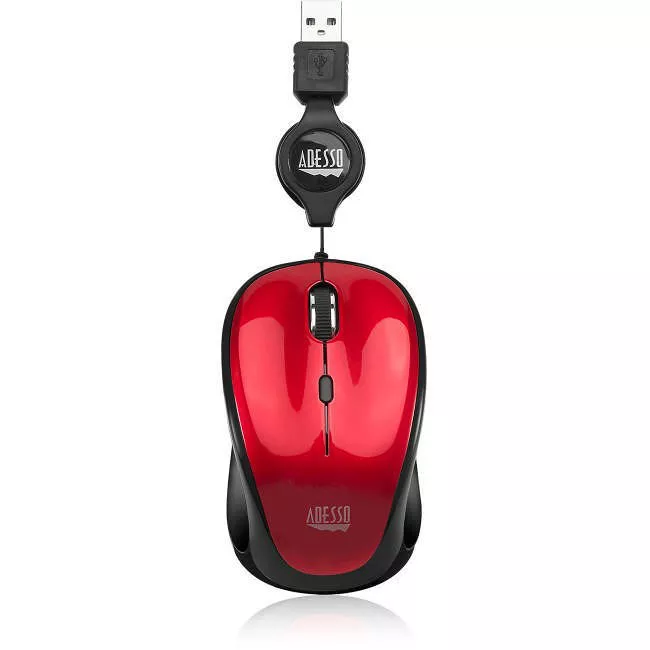 Adesso IMOUSE S8R USB Illuminated Retractable Mini Mouse