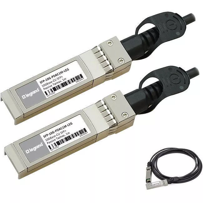 C2G SFP-10G-PDAC1M-LEG MSA SFP+ to SFP+ DAC Cable (Passive Twinax, 1m) TAA