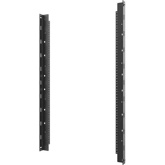 C2G SWMRK18RU Mounting Rail Kit for Rack Panel - Black - TAA Compliant