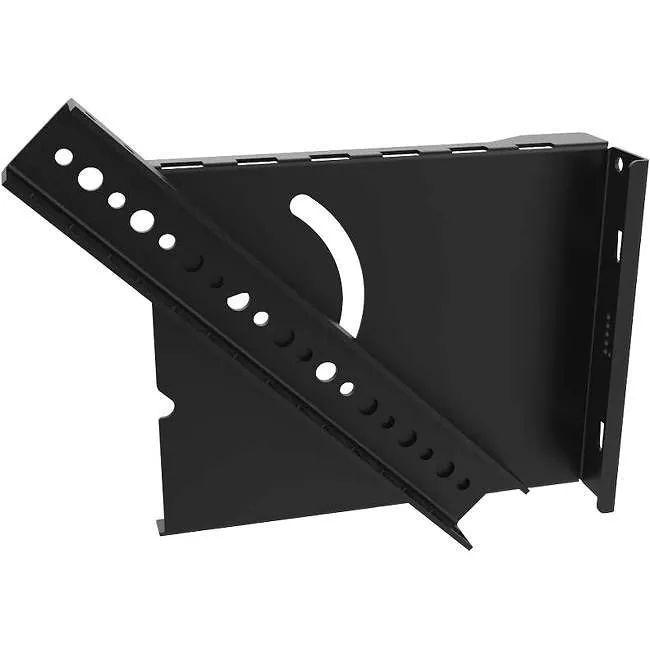 C2G VWM-PIV-4RU Mounting Rail Kit for Cabinet - Black - TAA Compliant