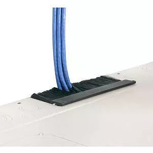 C2G VWMBGK Grommet Mount for Cabinet - Black - TAA Compliant