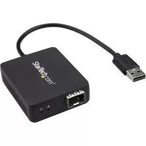 StarTech US100A20SFP USB to Fiber Optic Converter - USB 2.0 100Mbps Ethernet Network Adapter