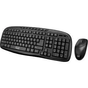 Adesso WKB-1330CB 2.4 GHz Wireless Desktop Keyboard and Mouse Combo