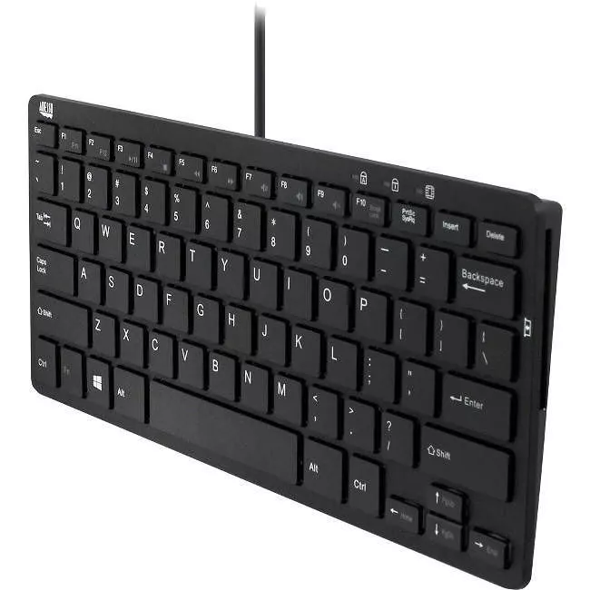 Adesso AKB-510RB SlimTouch 510R Mini Keyboard w/ Smart Card Reader & USB Hubs