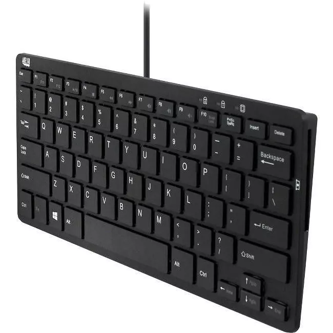 Adesso AKB-510RB SlimTouch 510R - Mini Keyboard with Smart Card Reader and USB Hubs