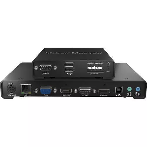 Matrox MVX-ED5150F Maevex Video Kit - 1x MVX-E5150F & 1x MVX-D5150F
