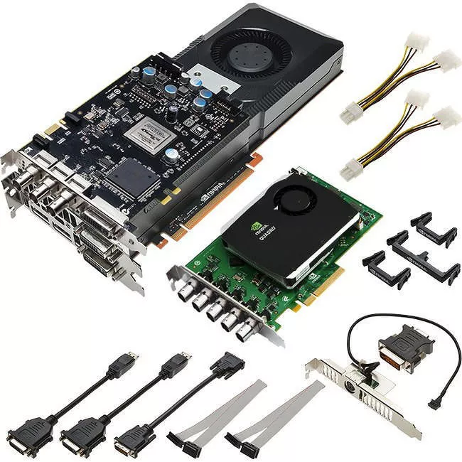 PNY VCQK6000SDI-IO-PB NVIDIA Quadro K6000 12 GB GDDR5 Graphic Card - SDI I/O Kit - PCIe 3.0 x16