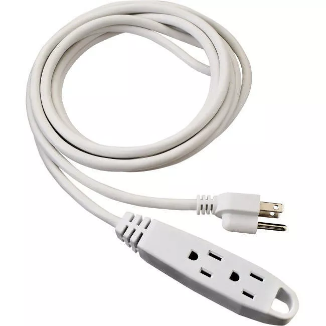 V7 PWC0312-WHT 12-Foot Power Extension Cord - White