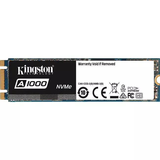 Kingston SA1000M8/960G A1000 SSD - 960 GB - Internal - M.2 2280 - PCIe 3.0 x2