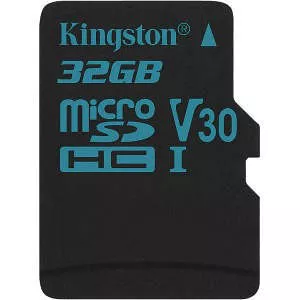 Kingston SDCG2/32GBSP Canvas Go! 32 GB Class 10/UHS-I (U3) microSDHC