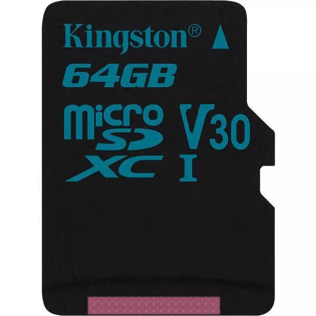 Kingston SDCG2/64GBSP Canvas Go! 64 GB microSDXC Class 10/UHS-I (U3) Card