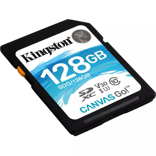Kingston SDG/128GB Canvas Go! 128 GB SDXC Class 10/UHS-I (U3) Card