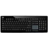 Adesso WKB-4400UB SlimTouch Keyboard 4400 - Wireless Desktop Touchpad Keyboard