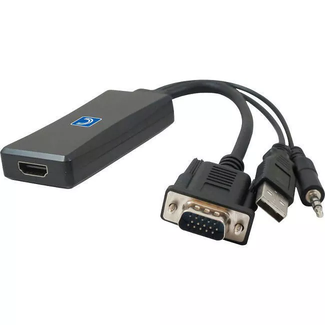 Comprehensive CCN-VGA2HD VGA to HDMI Converter Adapter with Audio
