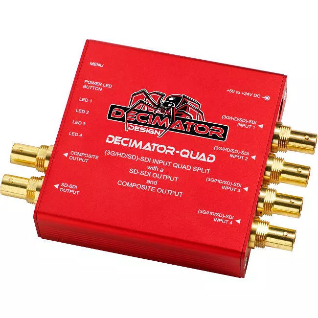 Decimator Design DD-DEC-QUAD Quad 3G/HD/SD-SDI Quad Split Multi-Viewer