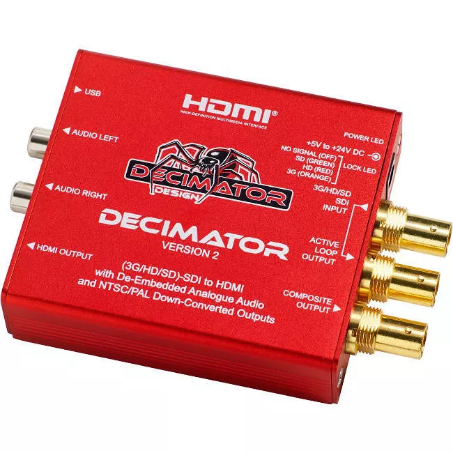 Decimator Design DD-DEC-2 3G/HD/SD-SDI to HDMI and NTSC/PAL