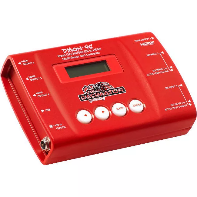 Decimator Design DD-4S Quad SDI to HDMI Multi-Viewer and Converter