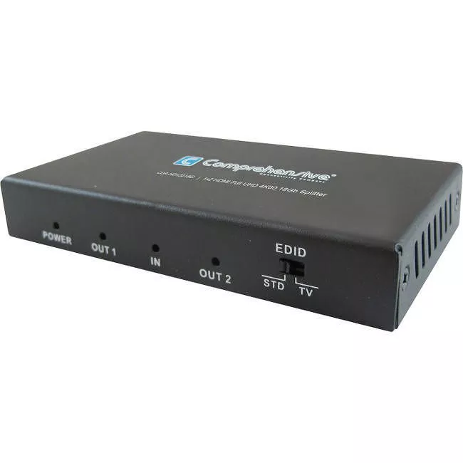 Comprehensive CDA-HD12018G 1x2 HDMI Full UHD 4K60 18Gb Splitter (YUV:444)