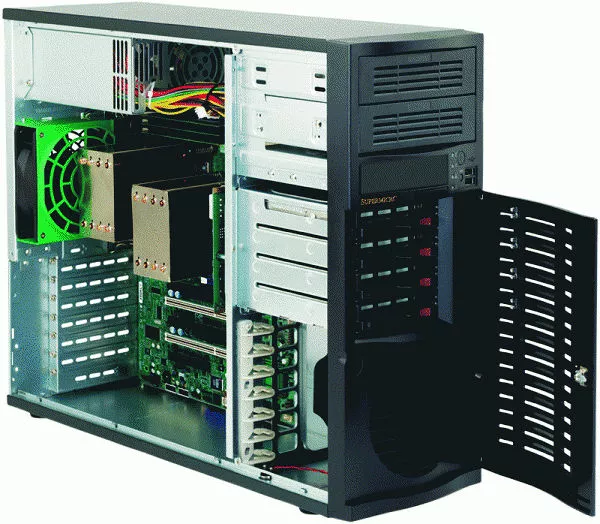 Supermicro SYS-7034L-IB Mid Tower Barebone - E7520 Chipset - x2 Xeon Processor LV Support