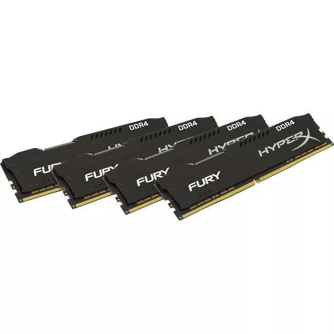 Kingston HX429C17FB2K4/32 FURY Memory Black - 32GB Kit(4x8GB) - DDR4 2933MHz DIMM - Unbuffered