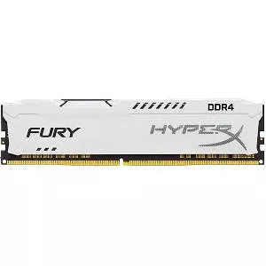 Kingston HX432C18FW2/8 FURY Memory White - 8GB Module - DDR4 3200MHz CL18 DIMM - Unbuffered