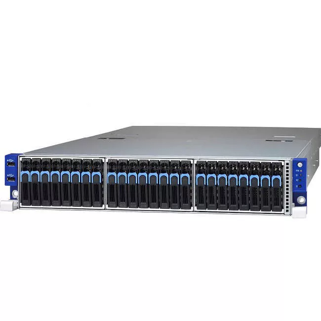 MiTAC B8026T70AV2E24HR Transport SX TN70A-B8026 2U Rack Barebone - AST2500- Socket SP3