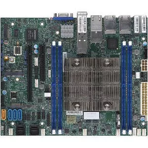 Supermicro MBD-X11SDV-8C-TP8F-B Server Motherboard - 1x 4x DDR4 - RAID - 2x M.2 - 1x PCIe x16 - Flex ATX