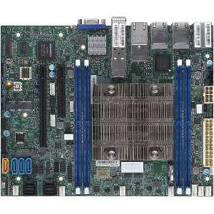 Supermicro MBD-X11SDV-12C-TP8F-O Server Motherboard - 1x 4x DDR4 - RAID - 2x M.2 - 1x PCIe x16 - Flex ATX