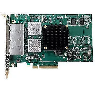 Chelsio T540-BT 4-port Half Size 1/10GbE Base-T UWire Adapter W/ PCI-E x8 Gen 3