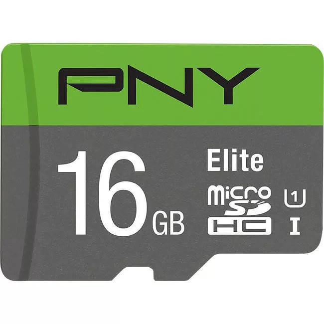 PNY P-SDU16U185EL-GE Elite 16 GB Class 10/UHS-I (U1) microSDHC