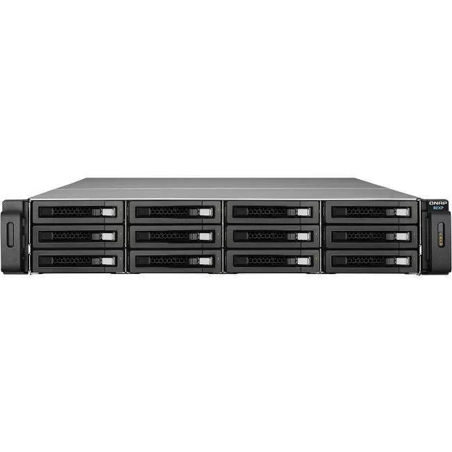 QNAP REXP-1210U-RP-US 12-BAY SAS 6G Drive Enclosure - 2U Rack-mountable